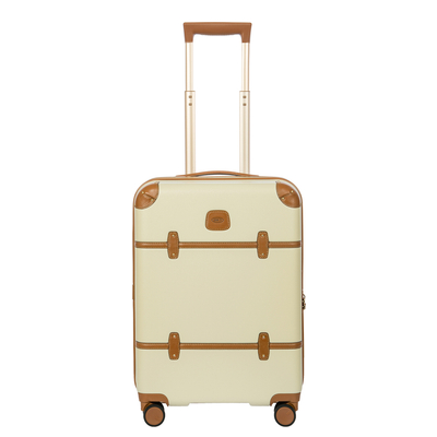 Bric's Taormina Handbagage Spinner 55 cm - Uitbreidbaar 42/49 liter - 55x40x22/26 cm - cream