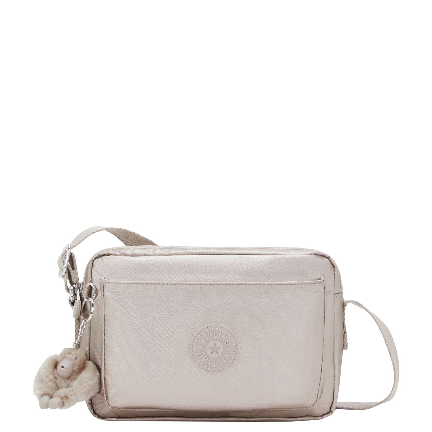 Kipling Abanu M crossbodytas zilver