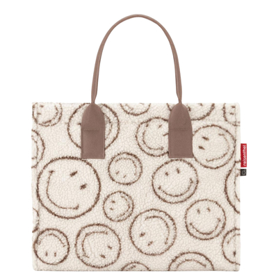 Reisenthel Daily Shopper Smiley Schoudertas teddy chocolate