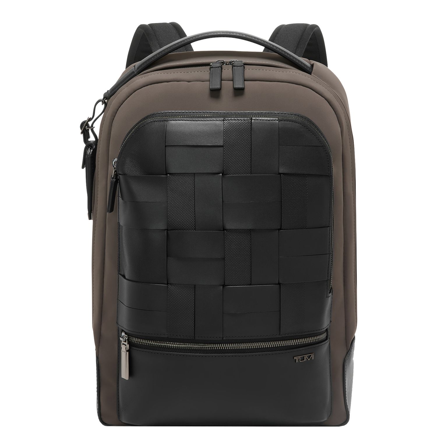 Tumi rugzak zwart, grijs, taupe en multicolor