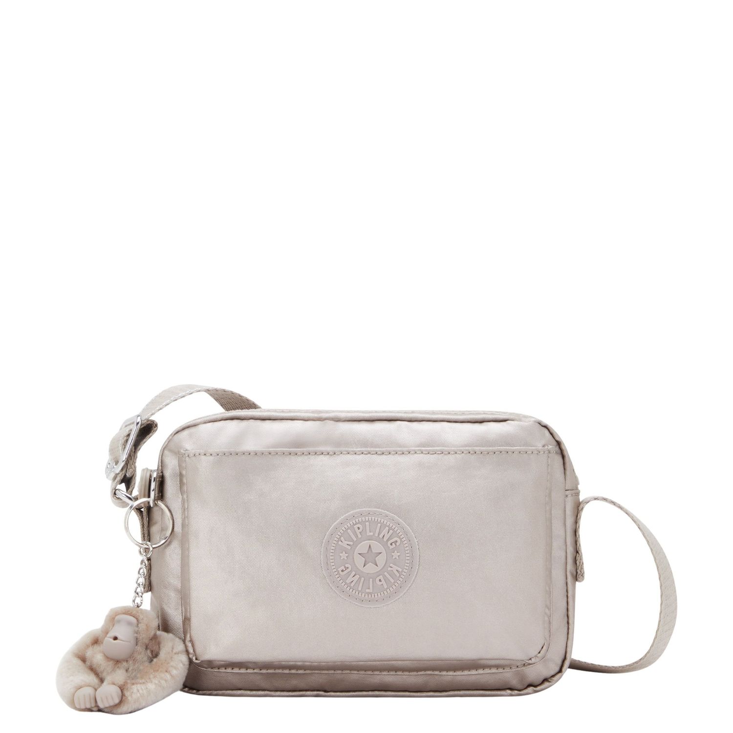 Kipling Abanu crossbodytas zilver
