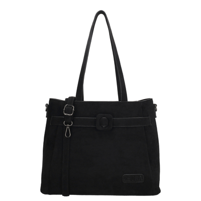 Zebra Trends Davina Shopper - afneembare schouderriem - zwart
