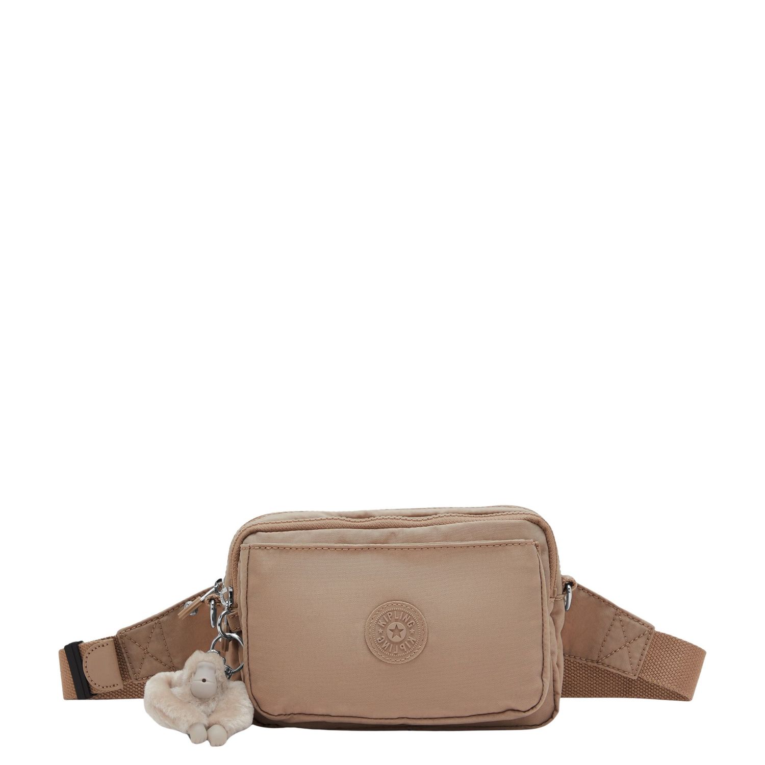 Kipling Abanu Multi crossbodytas multicolor, bruin en beige