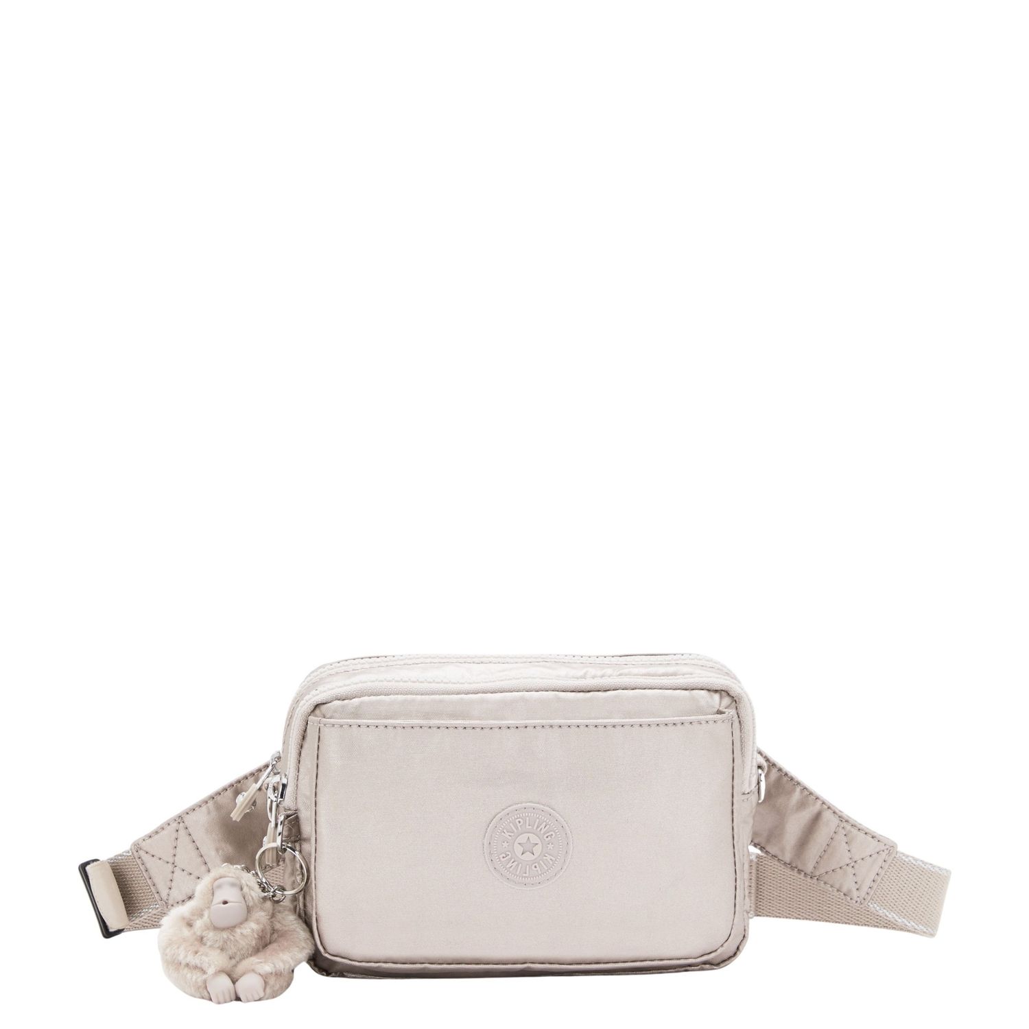 Kipling Abanu Multi crossbodytas multicolor en zilver