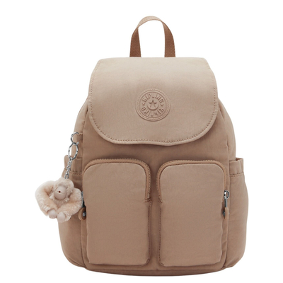 Kipling City Pocket Mini Rugzak tan beige