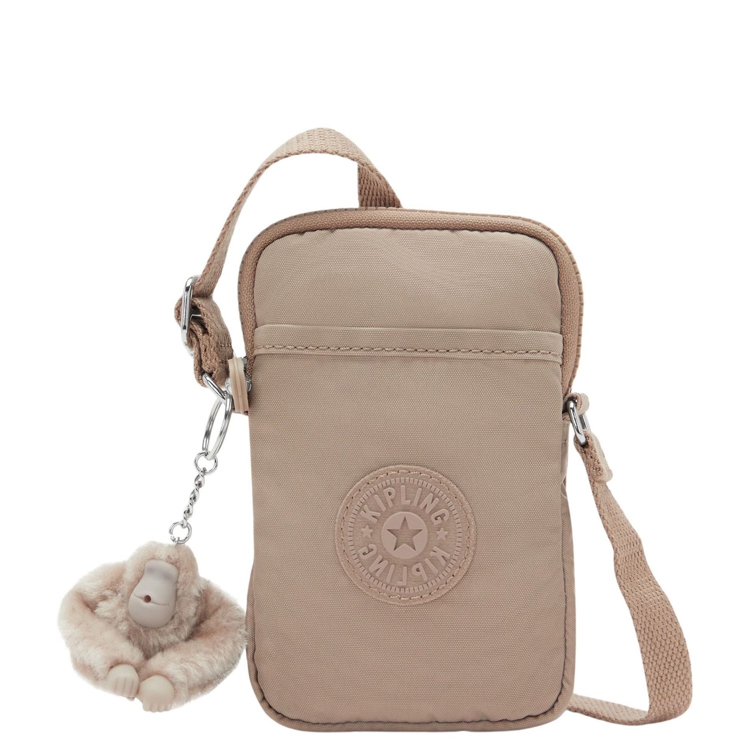 Kipling Tally Telefoontasjes bruin en beige