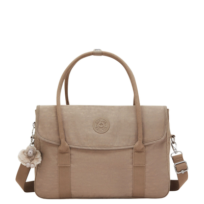 Kipling Superworker S Laptopschoudertas - 13" laptopvak - tan beige