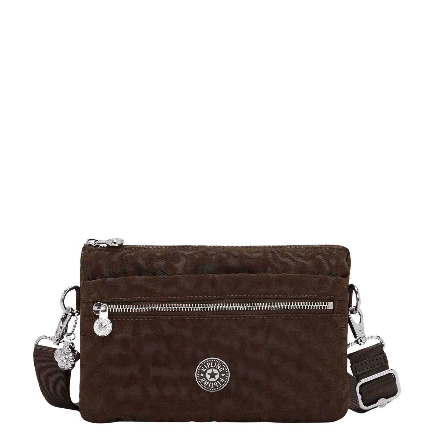Kipling Riri crossbodytas blauw en multicolor
