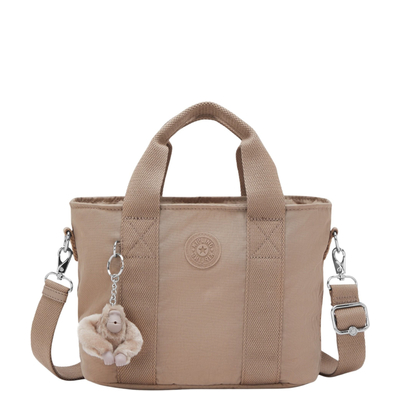 Kipling Minta Schoudertas tan beige