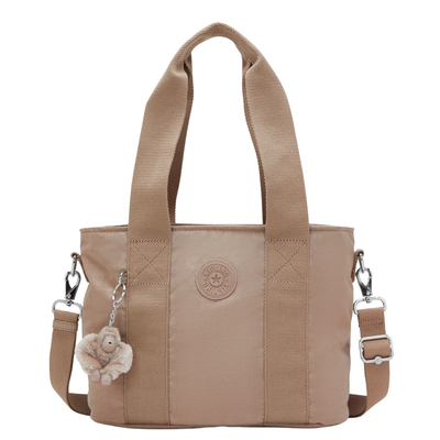 Kipling Minta M Up Schoudertas tan beige