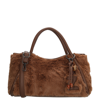 Zebra Trends Jolie Handtas - afneembare schouderriem - bruin