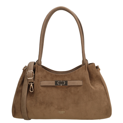 Charm London Dubai Schoudertas donkertaupe