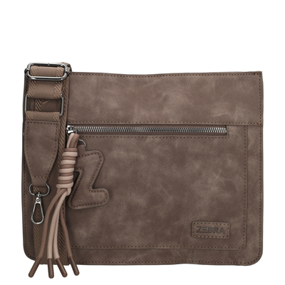 Zebra Trends Rosalyn Crossbody Schoudertas donkerbruin