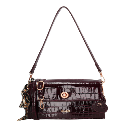 Charm London Knightsbridge Schoudertas bordeaux