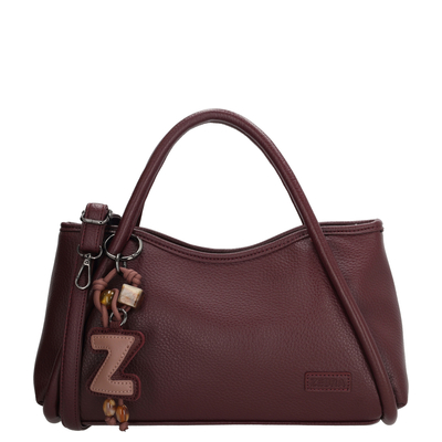 Zebra Trends Sofie Handtas - afneembare schouderriem - bordeaux