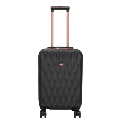 Charm London Honey Handbagage Spinner 55 cm - 34 liter - 55x35x22.5 cm - zwart