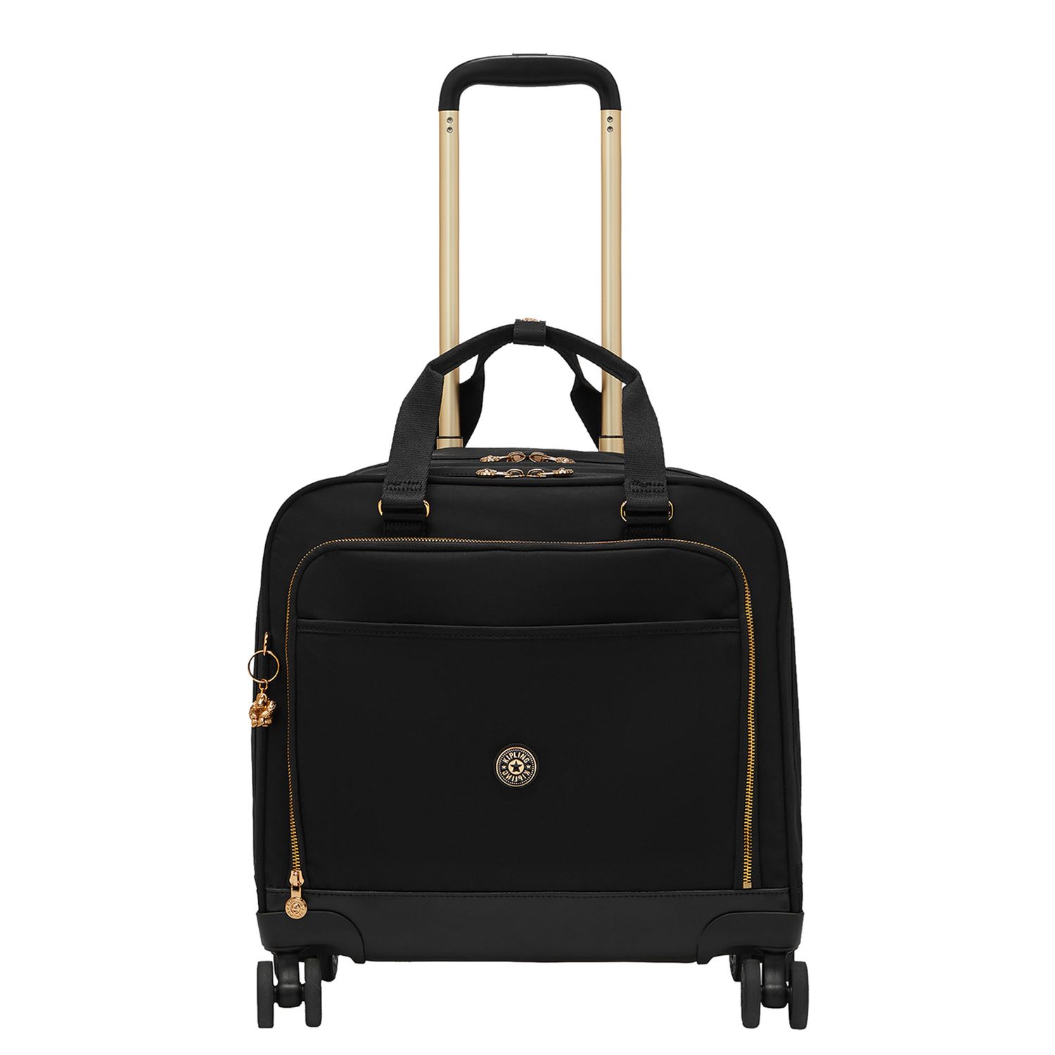 Kipling Zachte Koffers zwart, roze, goud en multicolor