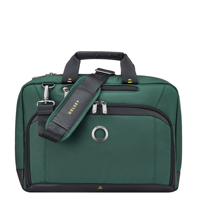 Delsey DLC Pro Laptop Schoudertas - 15" laptopvak - olijf