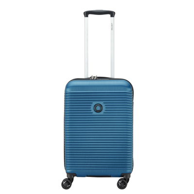 Delsey Freestyle Handbagage Spinner 55 cm - Uitbreidbaar 39/44 liter - 55x35x25/28 cm - blauw