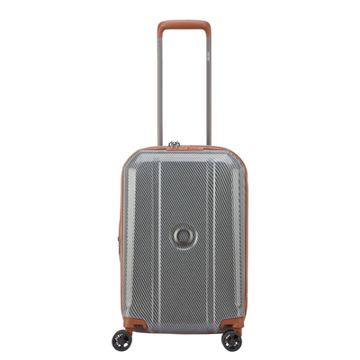 Delsey Helium Ultimate Handbagage Spinner 55 cm - Uitbreidbaar 31/39 liter - 55x35x20/25 cm - burgundy