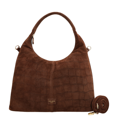 Charm London Cairo Shopper - afneembare schouderriem - bruin