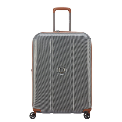 Delsey Helium Ultimate Spinner 70 cm - Uitbreidbaar 103/113 liter - 70x49x30/33 cm - silver
