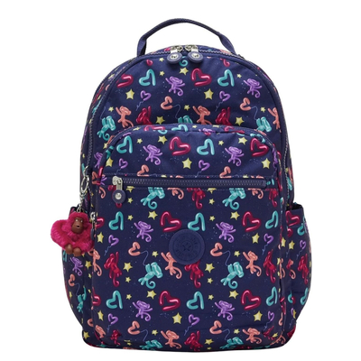 Kipling Seoul College Extra Rugzak School - 15" laptopvak balloon monkey