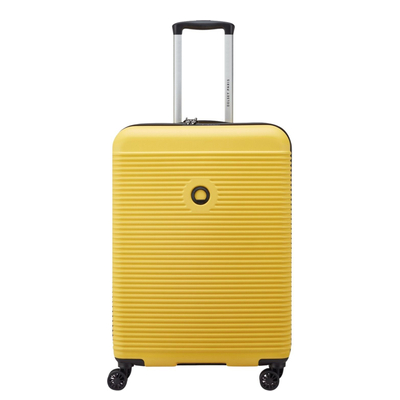 Delsey Freestyle Spinner 66 cm - Uitbreidbaar 69/75 liter - 66x46x31 cm - yellow