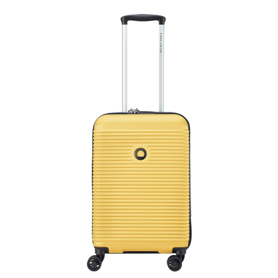 Delsey Freestyle Handbagage Spinner 55 cm - Uitbreidbaar 39/44 liter - 55x35x25/28 cm - geel