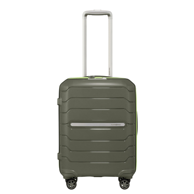 Samsonite Flux Handbagage Spinner 55 cm - Uitbreidbaar 37/44 liter - 55x40x20/23 cm - dark olive