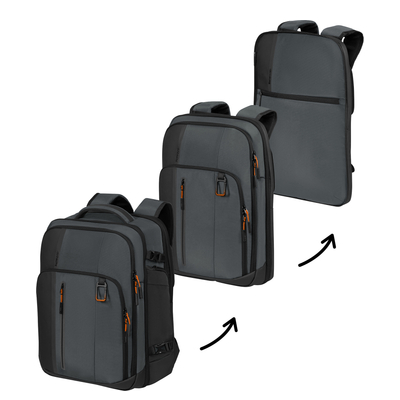 Samsonite Biz2Go 2.0 Tri-Mode 3-1 Travel Rugzak 48 cm - 33 liter - 17.3" laptopvak - 48x33x26 cm - graphite/apricot